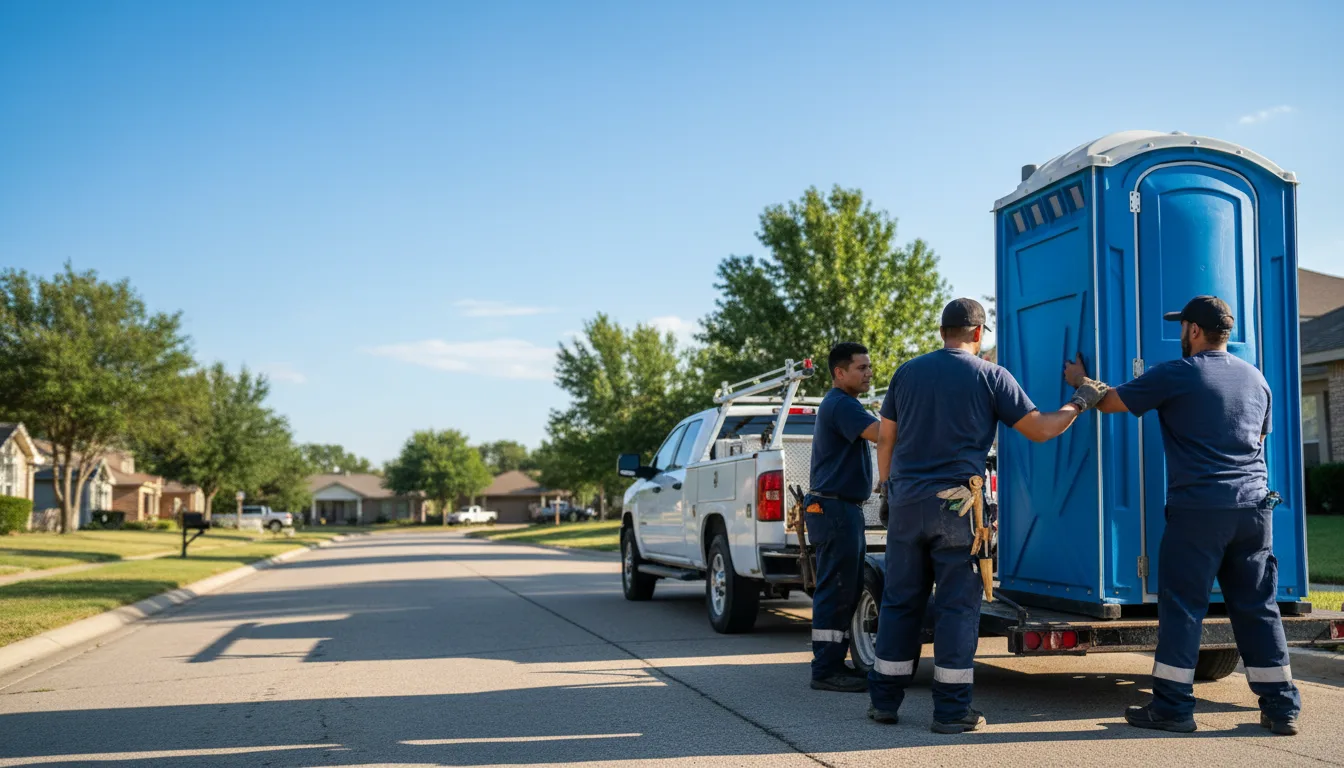 Portable Toilet Rental in Crowley, TX near me